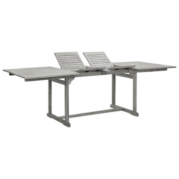 Vrtni blagovaonski stol (160 - 240)x100x75 cm od drva bagrema 316573