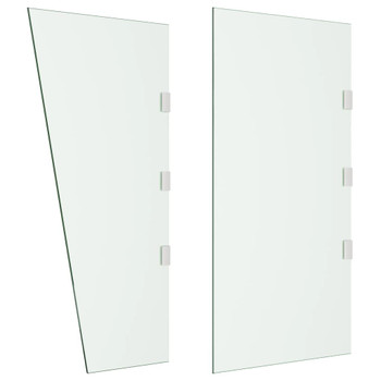 2-dijelne bočne ploče za vrata od prozirnog kaljenog stakla 3095482