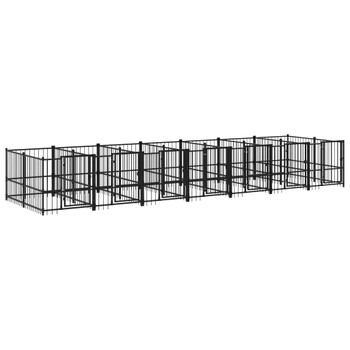 Vanjski kavez za pse čelični 13,14 m² 3124584