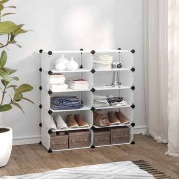 Stalak za cipele prozirni 84 x 32 x 88,5 cm PP 340567
