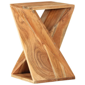 Bočni stolić 35 x 35 x 55 cm od masivnog bagremovog drva 337996