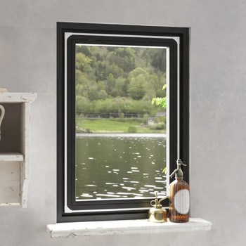 Magnetski prozorski zaslon protiv insekata bijeli 80x120 cm 153849