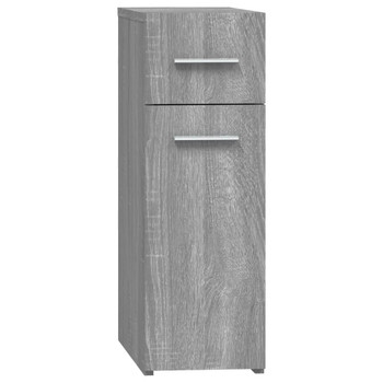 Ormarić za lijekove boja sivog hrasta 20 x 45,5 x 60 cm drveni 815865