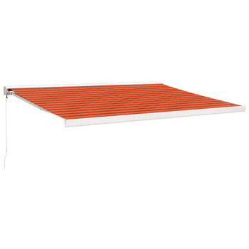 Tenda na uvlačenje narančasto-smeđa 4,5x3 m tkanina i aluminij 3154544