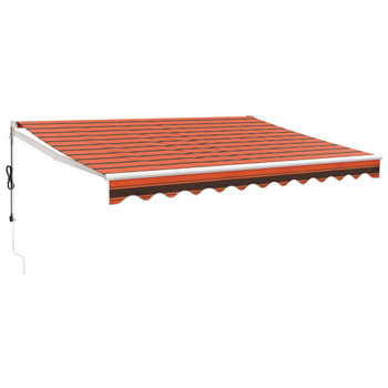 Tenda na uvlačenje narančasto-smeđa 3,5x2,5 m tkanina/aluminij 3154492