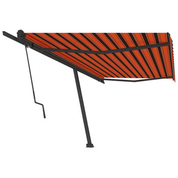 Samostojeća automatska tenda 500 x 350 cm narančasto-smeđa 3069870