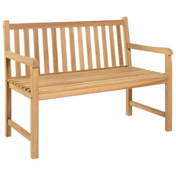 Vrtna klupa 114 cm od masivne tikovine 316622