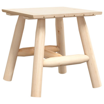 Bočni stolić 49 x 49 x 50 cm od masivnog drva smreke 363351