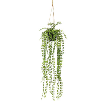 Emerald umjetni viseći grm puzavog fikusa u posudi 60 cm 431030