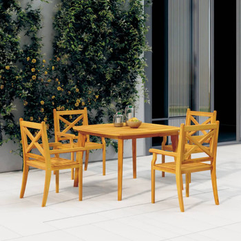 Vrtni stol 110 x 110 x 75 cm od masivnog bagremovog drva 310302