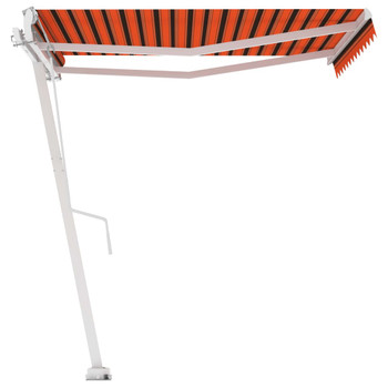 Samostojeća automatska tenda 350 x 250 cm narančasto-smeđa 3069530