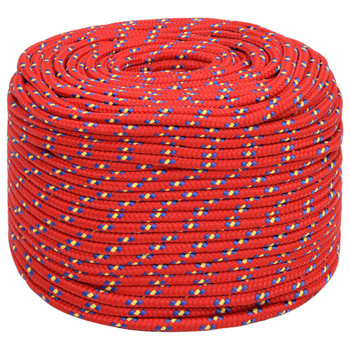 Brodski konop crveni 10 mm 500 m od polipropilena 152404