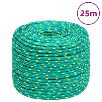 Brodski konop zeleni 6 mm 25 m od polipropilena 152708