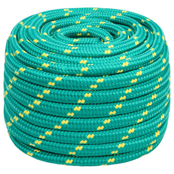 Brodski konop zeleni 20 mm 100 m od polipropilena 152740