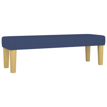 Klupa plavi 100x30x30 cm od tkanine 346658