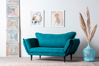 Sofa za 2 sjedišta Vino Ležaljka - Petrol Green GR124\01