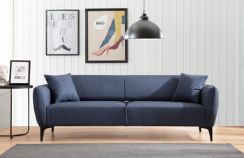 Sofa sa 3 sjedala Belissimo - Plava