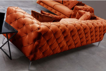 Sofa sa 3 sjedala Como - narančasta