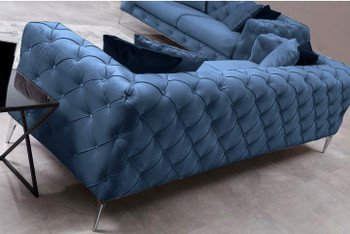 Sofa sa 3 sjedala Como trosjed - plava