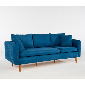 Sofa sa 3 sjedala Sofija-tamno plava