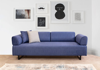 Sofa za 3 sjedala  Infinity - Plava