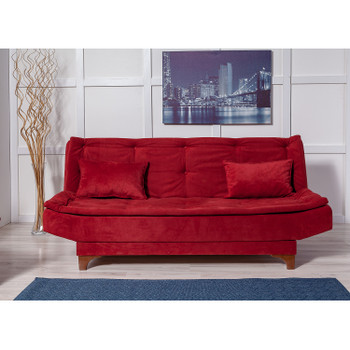 Sofa za 3 sjedala Kelebek-Claret Red