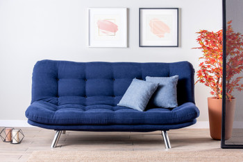 Sofa za 3 sjedala Misa Sofabed - Mornarsko plava