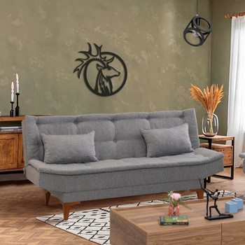 Sofa za 3 sjedala Santo-Grey