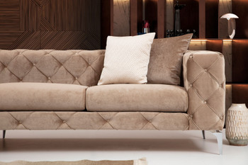 4-sjedala Sofa Como - tamno krem