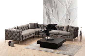 Ugaona sofa Como lijevo - antracit