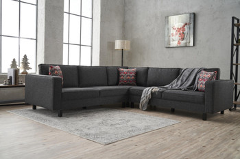 Ugaona sofa Kelj lan - Antracit