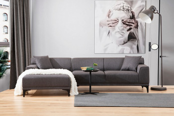 Ugaona sofa Petra L kut - Antracit