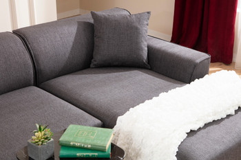 Ugaona sofa Petra R kutak - antracit