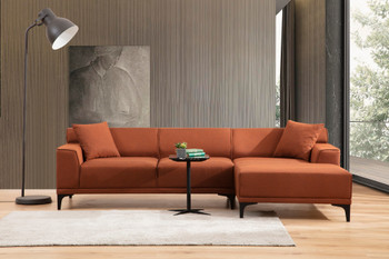 Ugaona sofa Petra R Corner - Orange