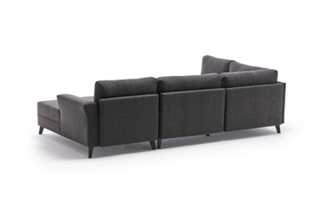 Ugaona sofa-krevet Eris - antracit