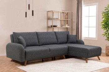 Ugaona sofa-krevet Hera 1 Kutak - antracit