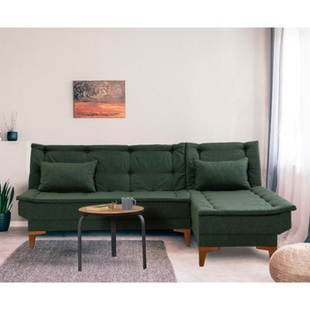 Ugaona sofa-krevet Santo-Green