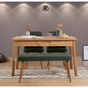 Set stolova i stolica (4 komada) Costa Atlantice-Zelena