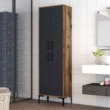 Višenamjenski kabinet Berlin A - orah, antracit