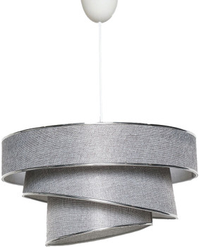 Stropna svjetiljka Kuper - siva, srebrna