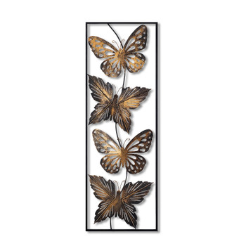 Dekorativni metalni zidni pribor Metalni umjetnički leptir