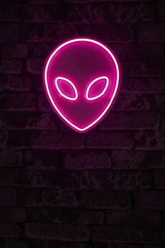 Dekorativna plastična led rasvjeta Alien - Pink