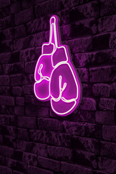 Dekorativna plastična led rasvjeta Bokser - roze