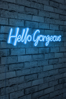 Dekorativna plastična led rasvjeta Hello Gorgeous - Blue