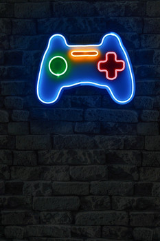 Dekorativna plastična led rasvjeta Play Station gaming kontroler - plava