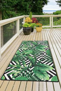 tepih (100 x 300)  Tropic - Zeleno