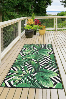 Tepih (80 x 200)  Tropic - Zeleno