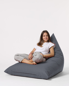 Lazy bag Pyramid Big Bed Pouf - Fume