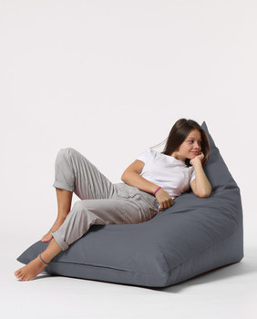 Lazy bag Pyramid Big Bed Pouf - Fume