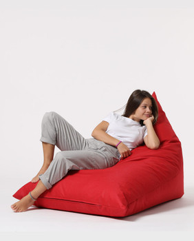 Lazy bag Pyramid Big Bed Pouf - crvena